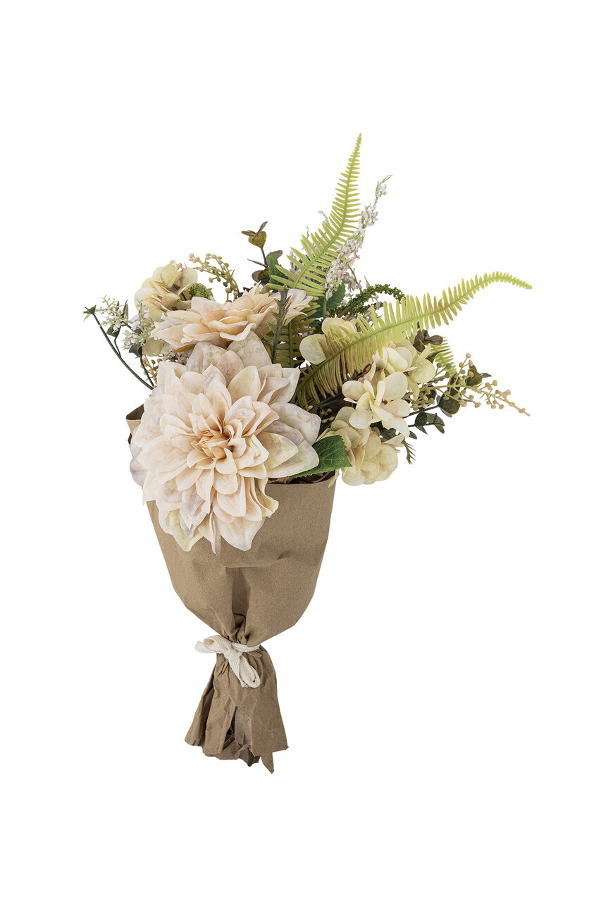 Buchet flori artificiale, Bloomingville, Glow, 23x46 cm, poliester/polietilena, natural - imagine 6